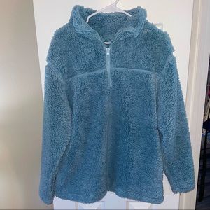 Light blue Sherpa sweatshirt XL